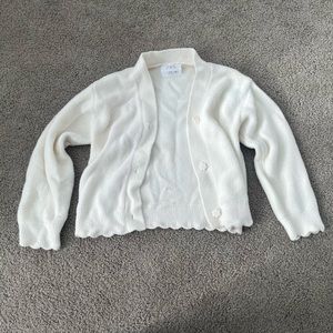Zara flower soft cardigan